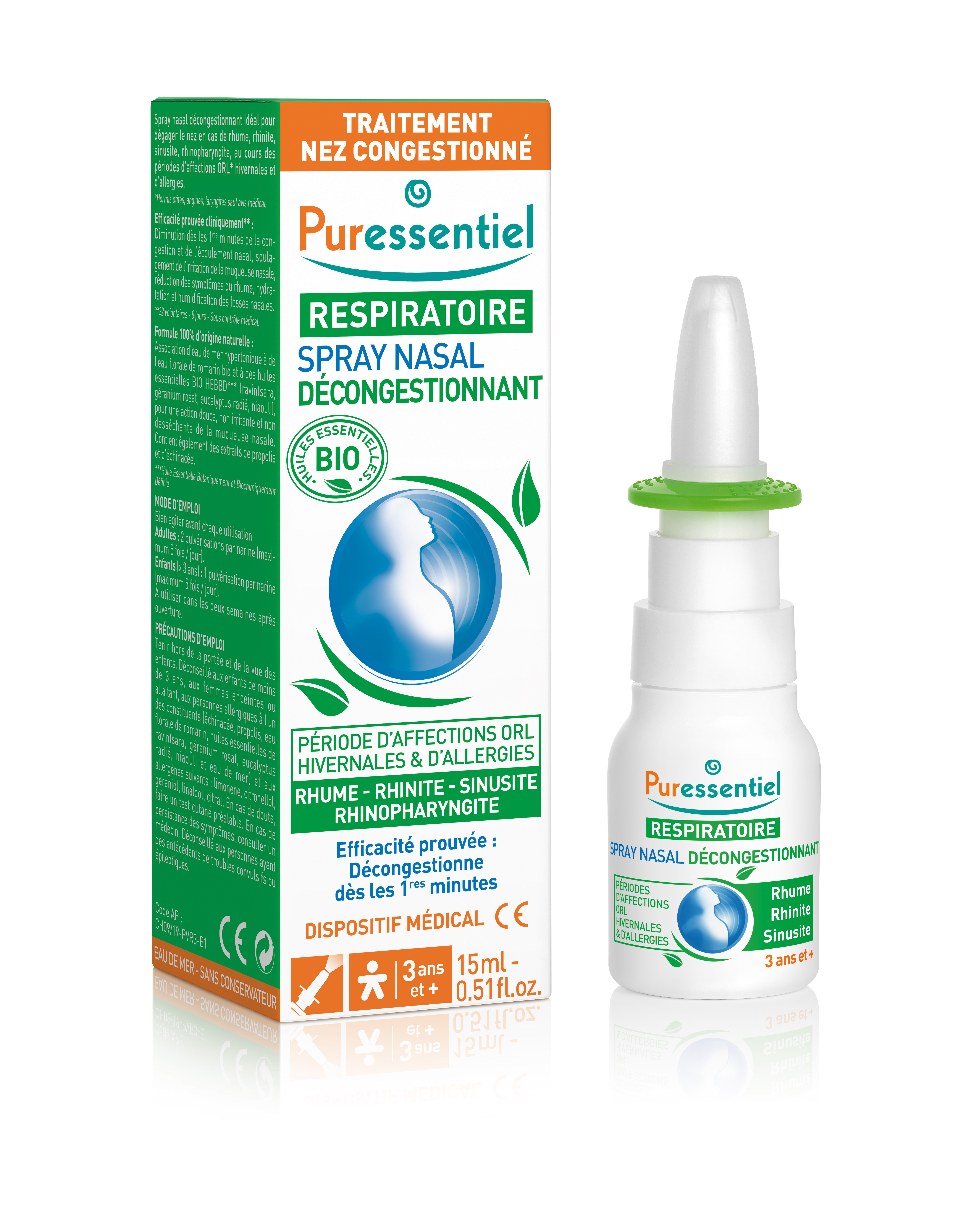 Puressentiel spray nasal décongestionnant