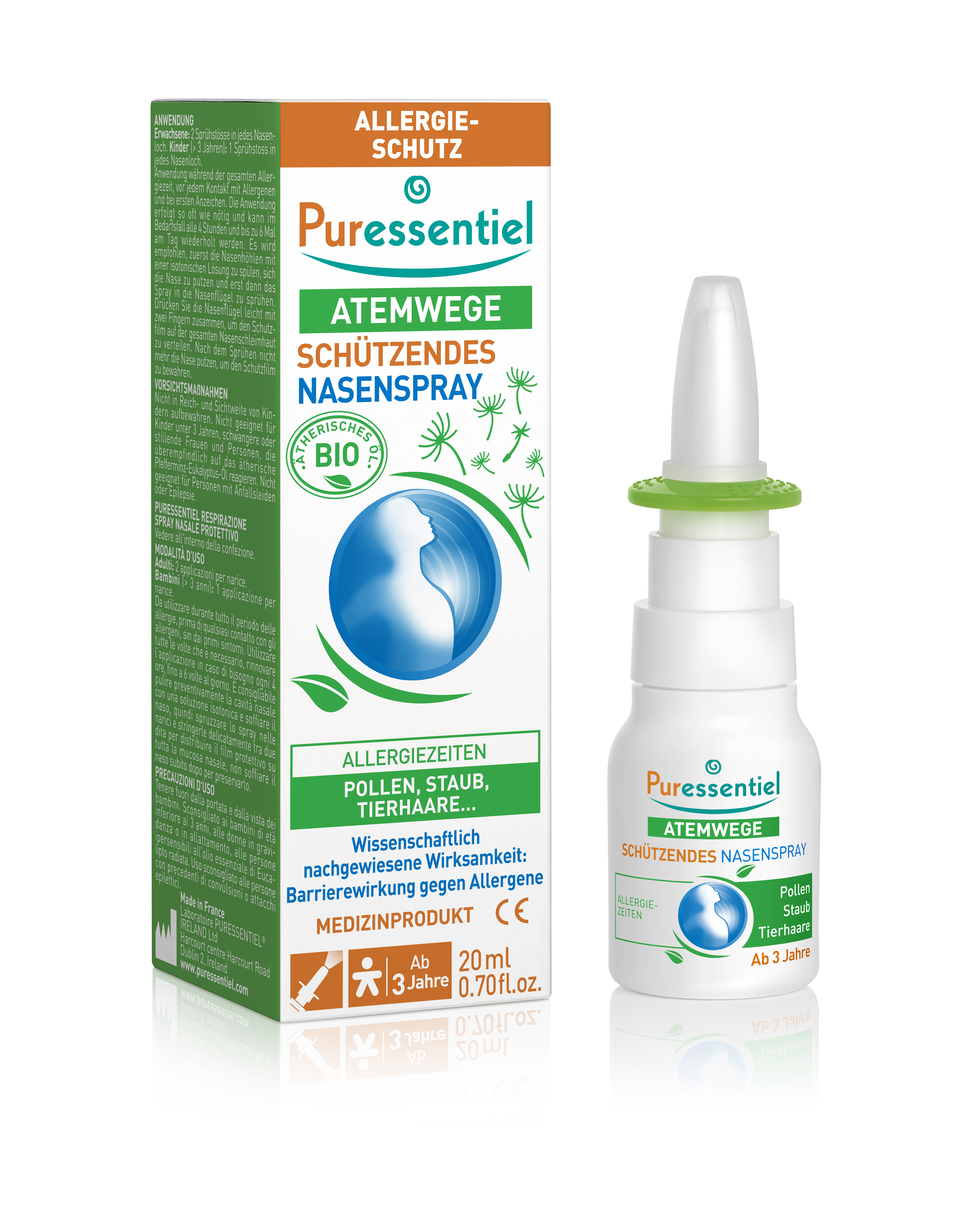 Puressentiel spray nasal protection allergies