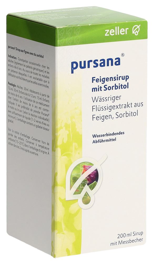 PURSANA sirop aux figues, image principale