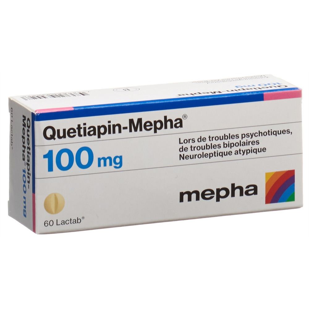 QUETIAPINE Mepha 100 mg, image 2 sur 2