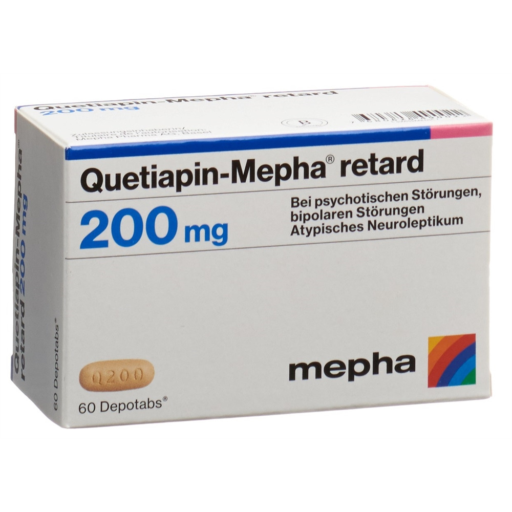 QUETIAPINE retard 200 mg, image principale