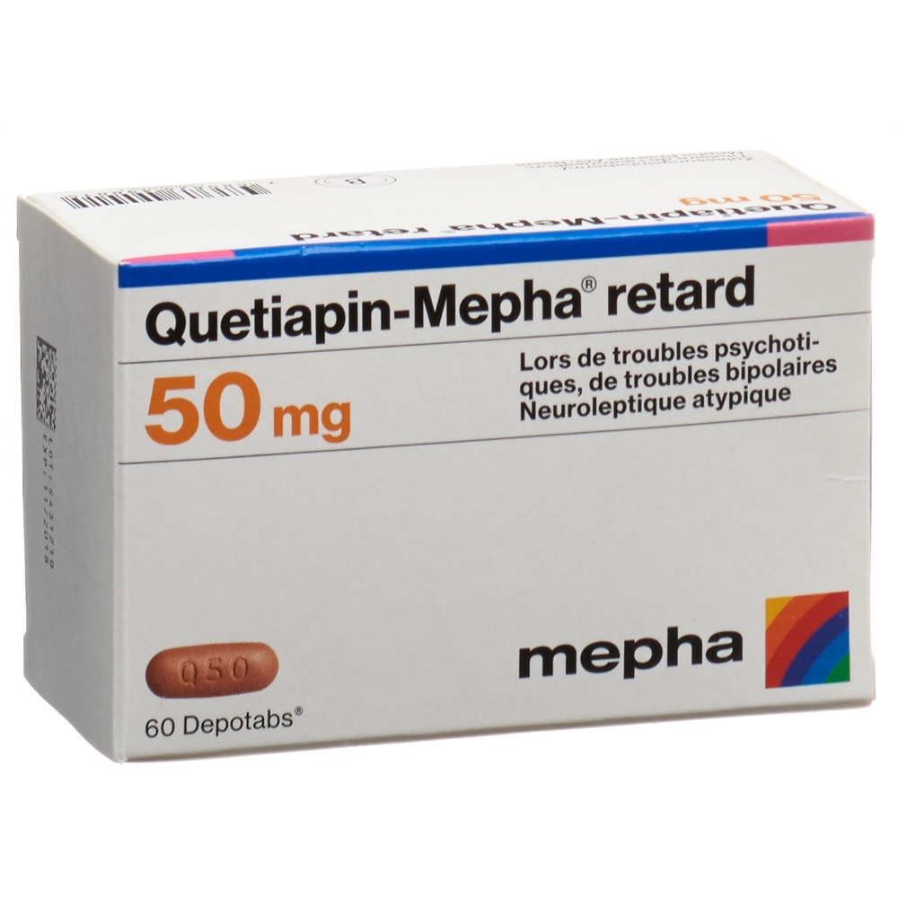 QUETIAPINE retard 50 mg, image 2 sur 2