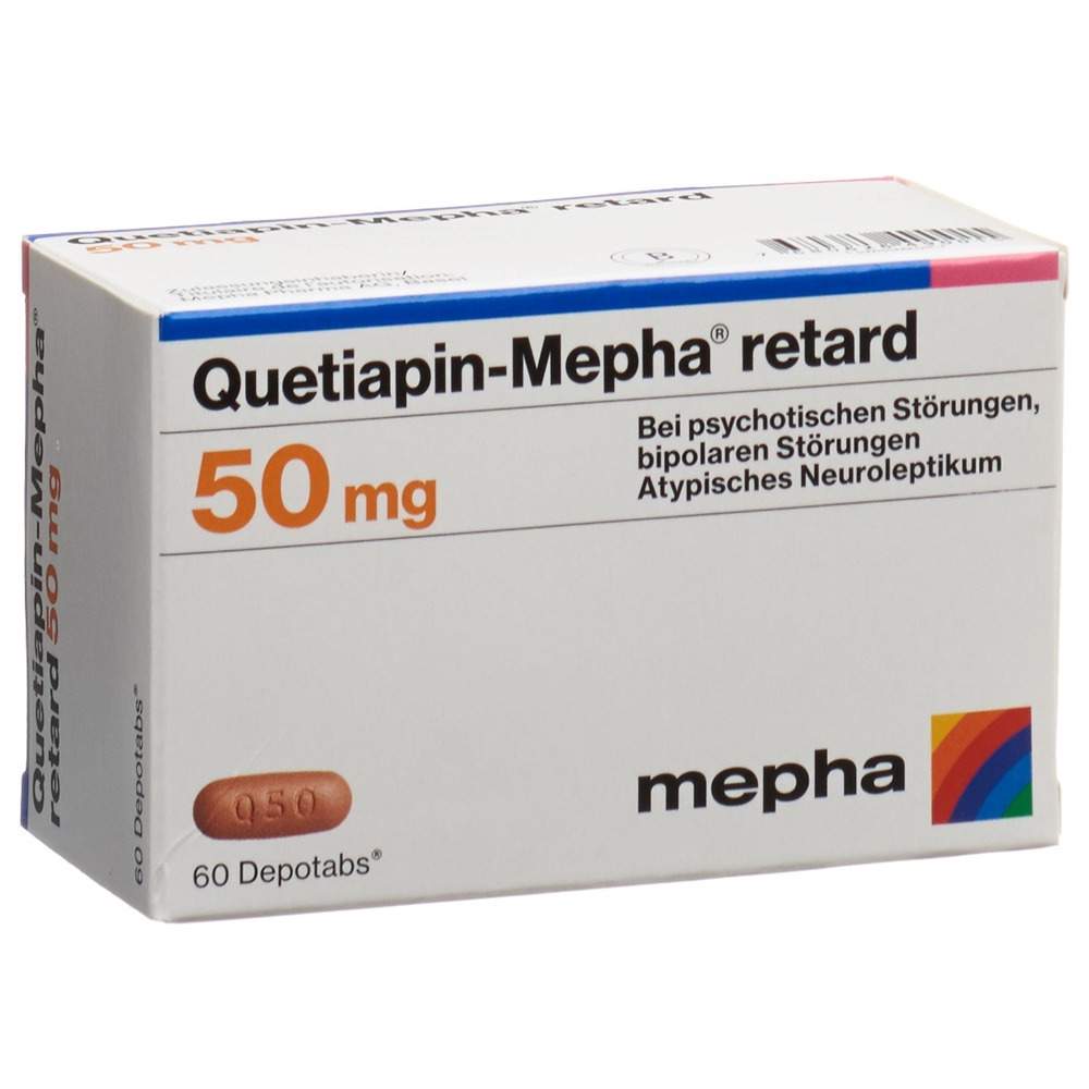 QUETIAPINE retard 50 mg, image principale