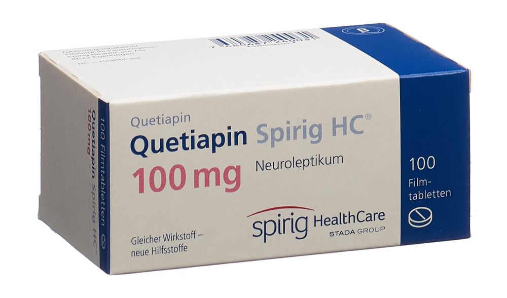 QUETIAPINE Spirig HC 100 mg, Hauptbild