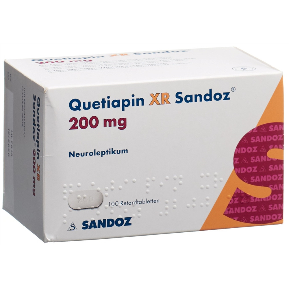 QUETIAPINE XR Sandoz 200 mg, Hauptbild