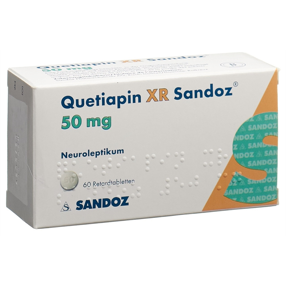 QUETIAPINE XR Sandoz 50 mg, Hauptbild