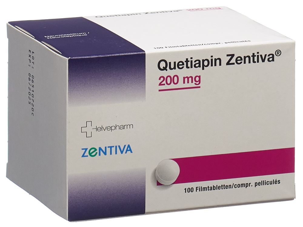 QUETIAPINE Zentiva 200 mg, image principale