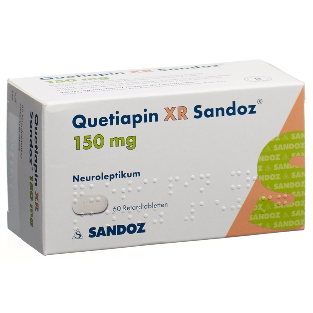 QUETIAPINE XR Sandoz 150 mg, image principale