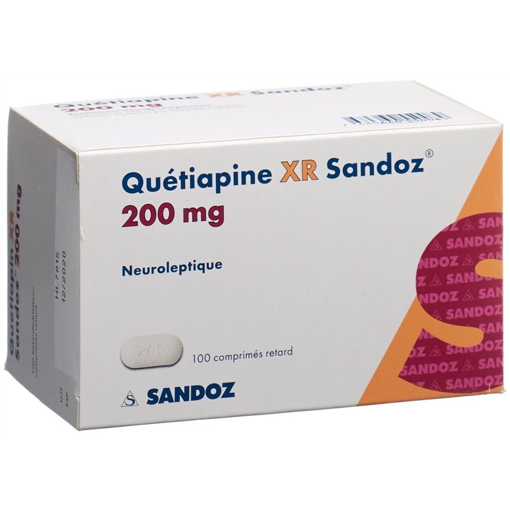 QUETIAPINE XR Sandoz 200 mg, image 2 sur 2