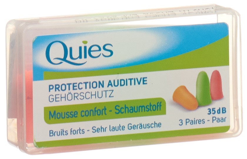 QUIES Lärmgehörschutzkugeln, Hauptbild QUIES Lärmgehörschutzkugeln, Hauptbild