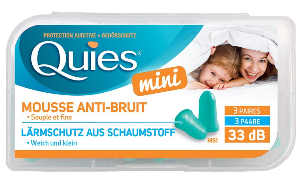 QUIES Lärmschutz aus Schaumstoff