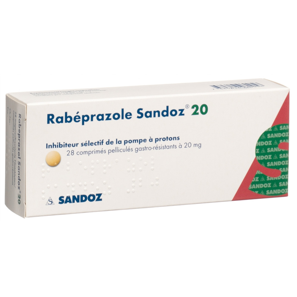 RABEPRAZOLE Sandoz 20 mg, image 2 sur 2