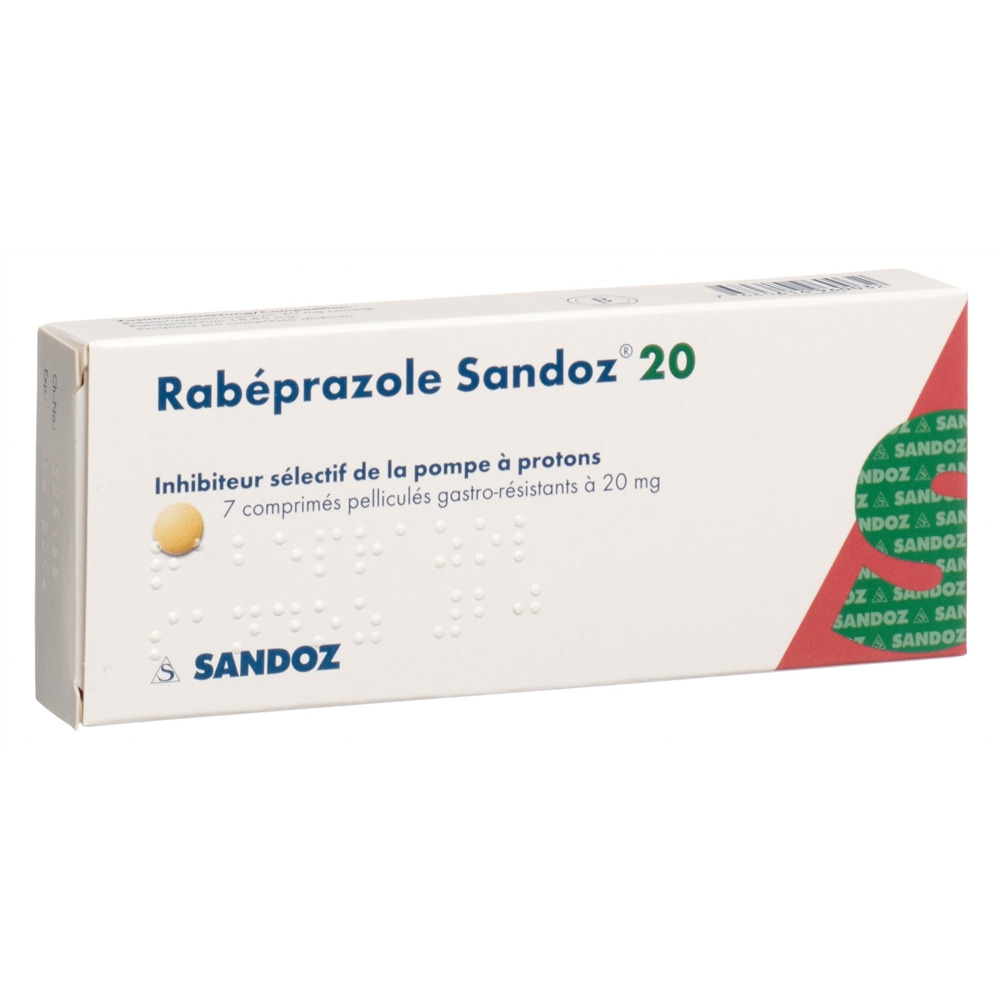 RABEPRAZOLE Sandoz 20 mg, image 2 sur 2