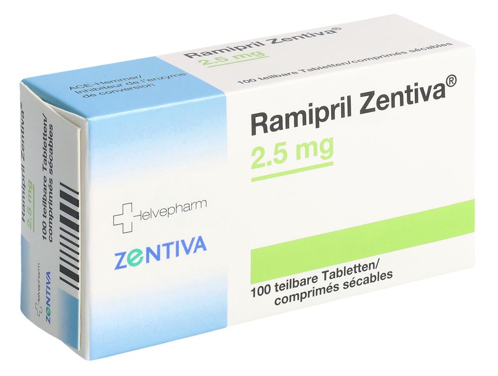 RAMIPRIL Zentiva 2.5 mg, Hauptbild