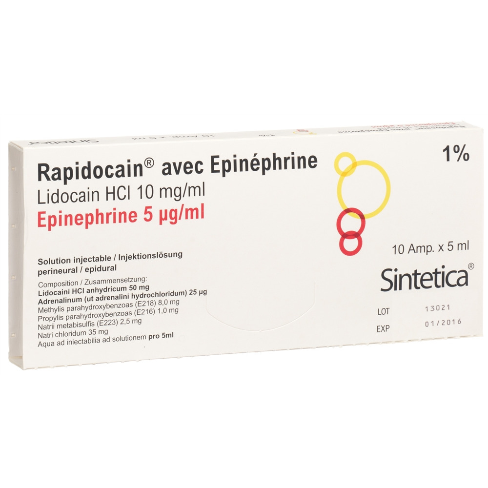 RAPIDOCAIN 10 mg/ml