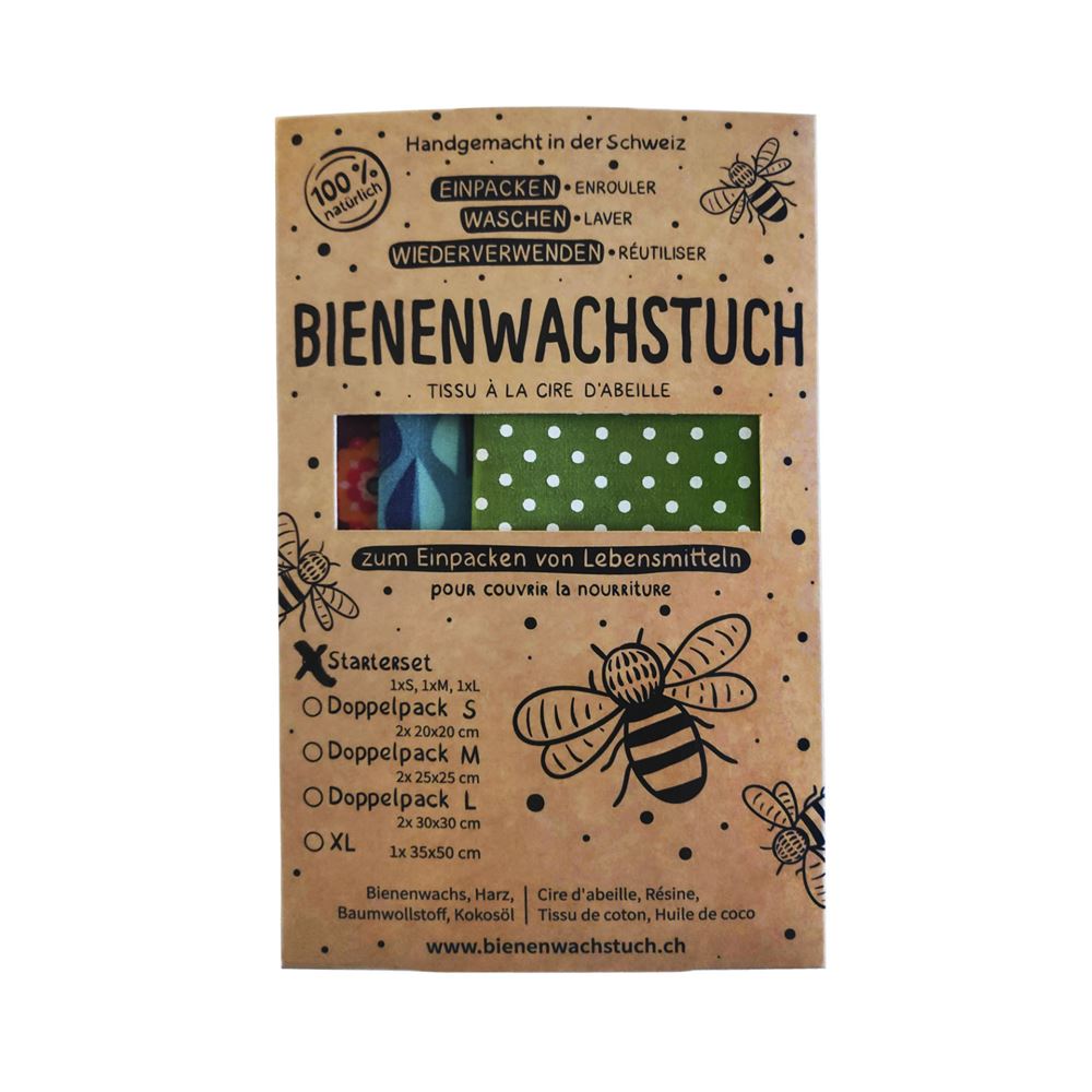 RAPNIKA Bienenwachstuch Starter Set, Hauptbild