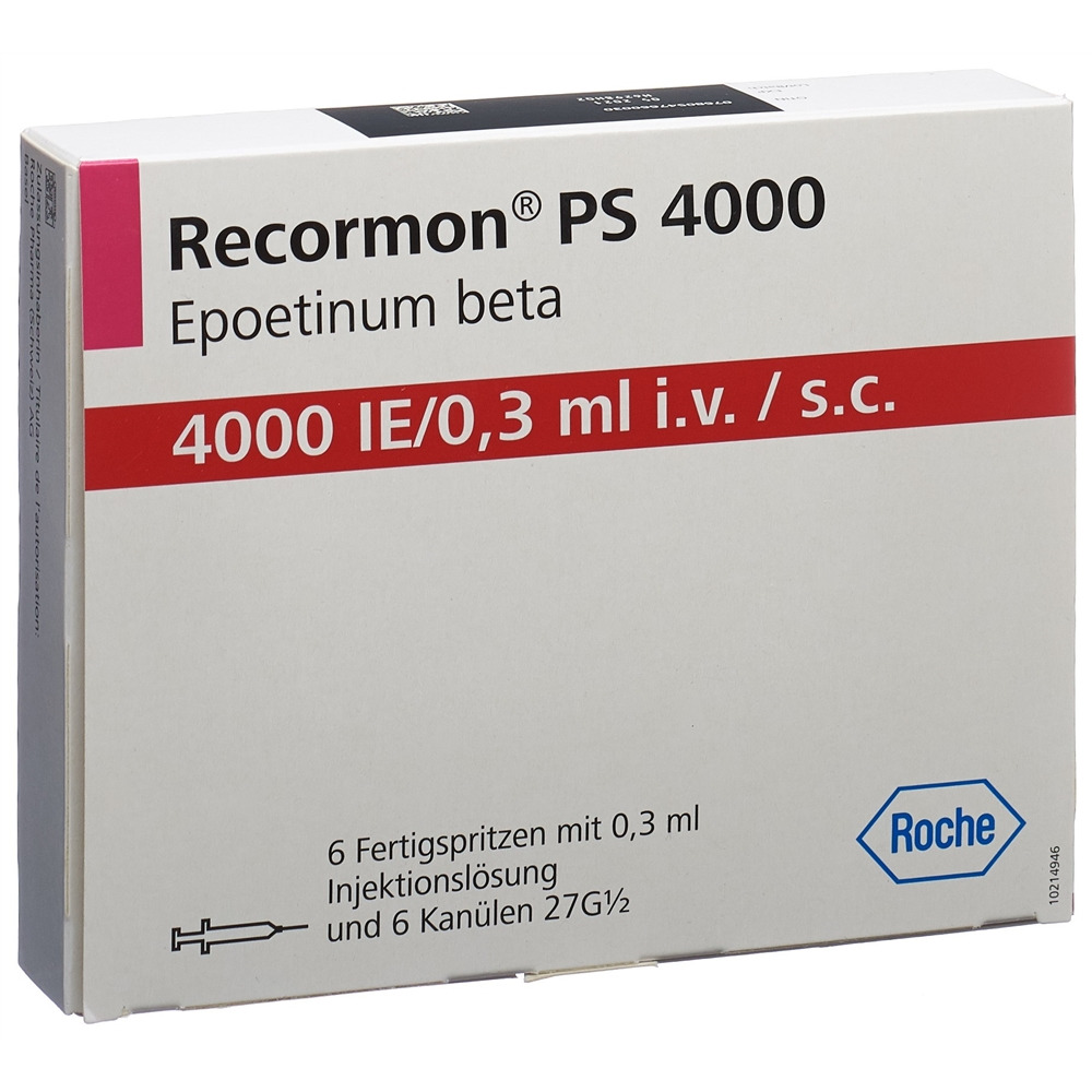 RECORMON PS 4000 IE/0.3ml, image principale RECORMON PS 4000 IE/0.3ml, image principale