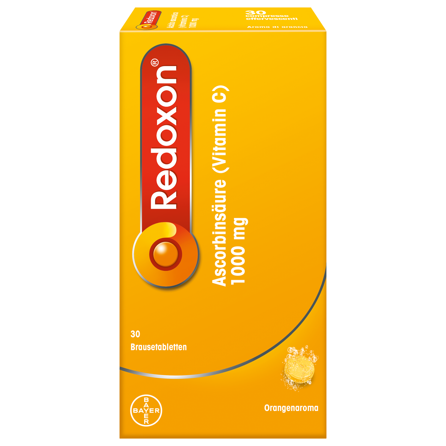 REDOXON Brausetabl 1 g orange Ds 30 Stk, Hauptbild