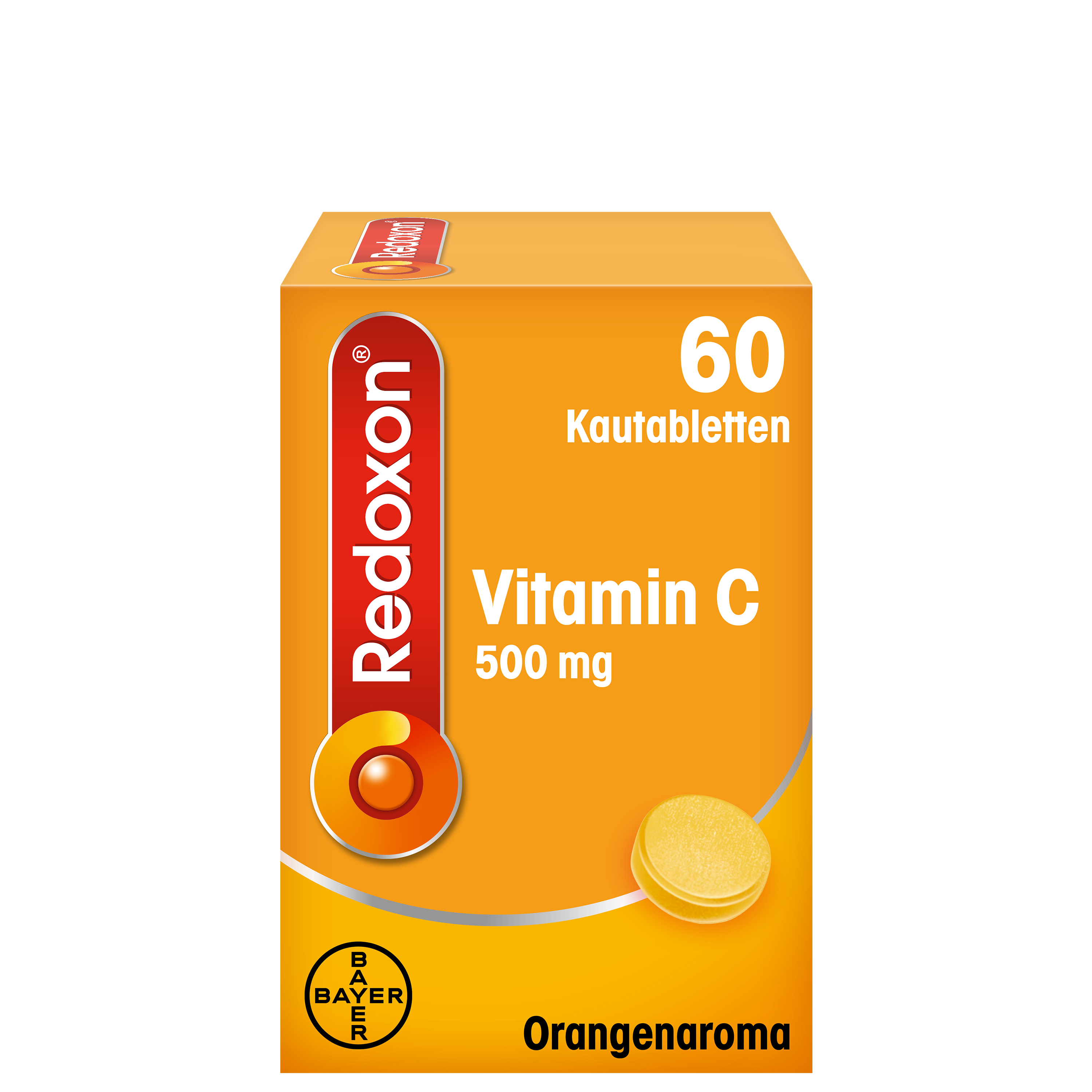 REDOXON Kautabl 500 mg Orangenaroma zuckerfrei Ds 60 Stk