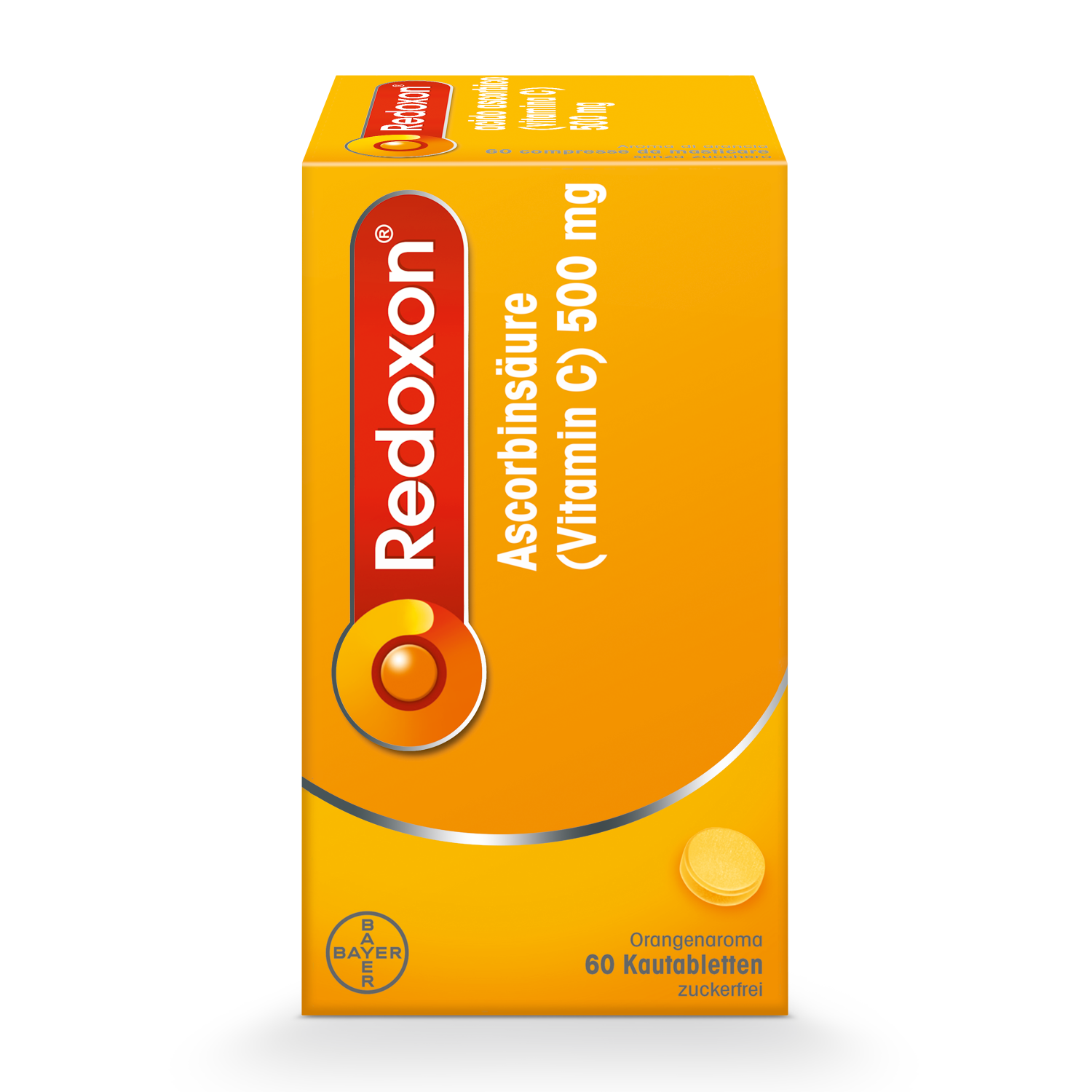 REDOXON Kautabl 500 mg Orangenaroma zuckerfrei Ds 60 Stk