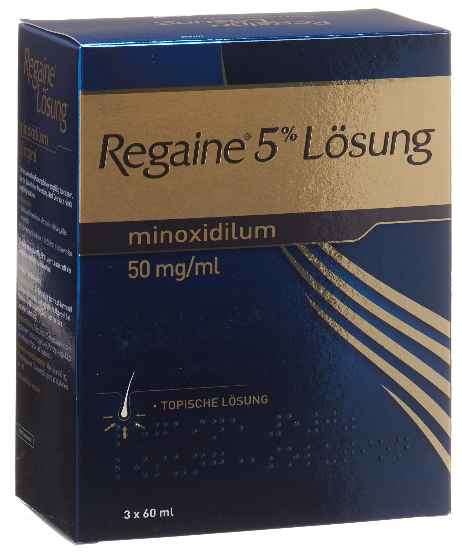 REGAINE solution topique 5 %, image principale