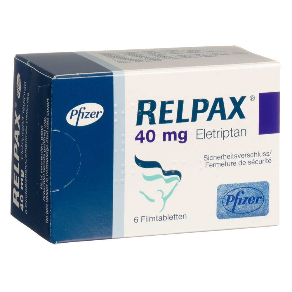 RELPAX Filmtabl 40 mg Blist 6 Stk, Hauptbild