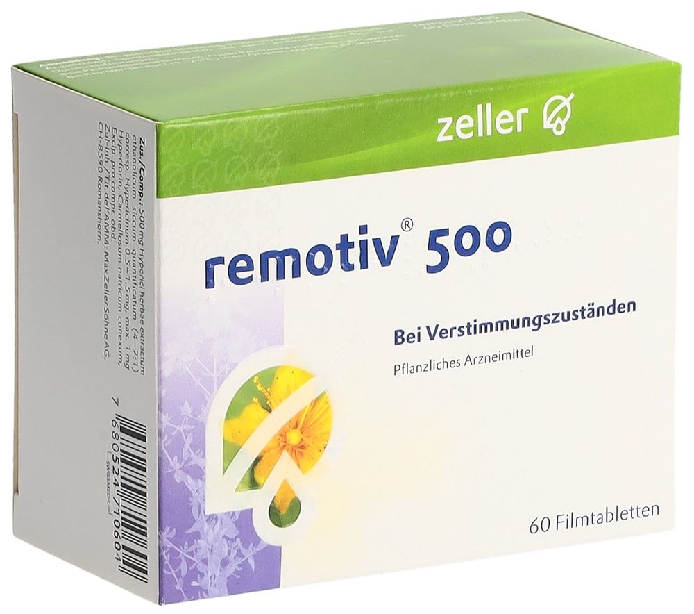 REMOTIV cpr pell 500 mg blist 60 pce
