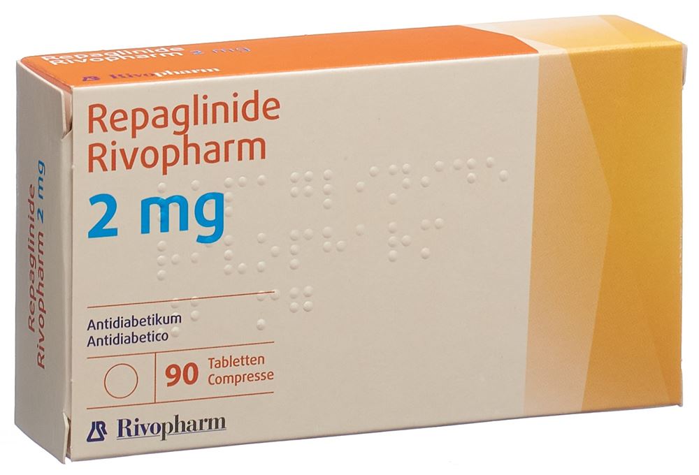 REPAGLINIDE Rivopharm 2 mg, Hauptbild