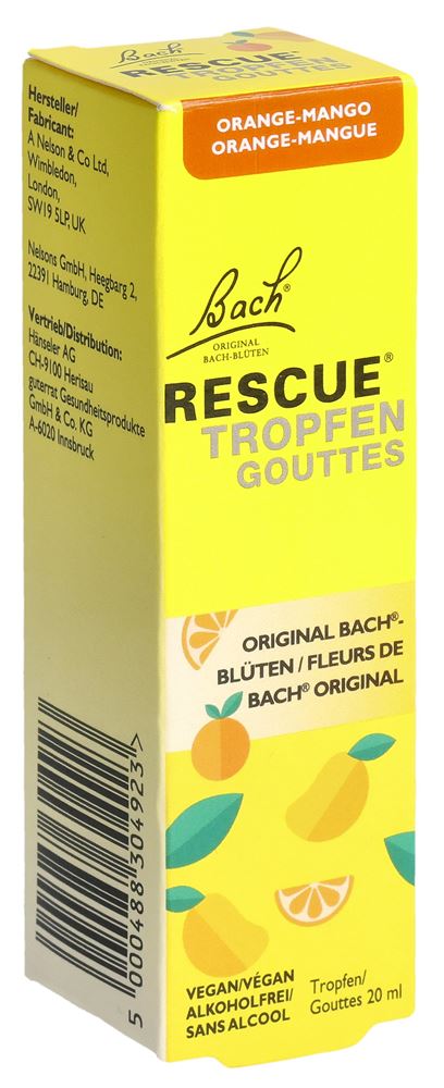 RESCUE gouttes orange mangue fl gtt 20 ml