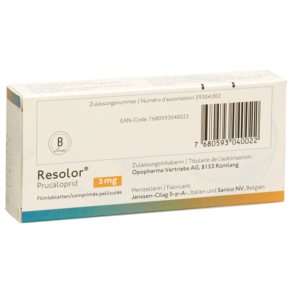 RESOLOR cpr pell 2 mg blist 28 pce, image 2 sur 2