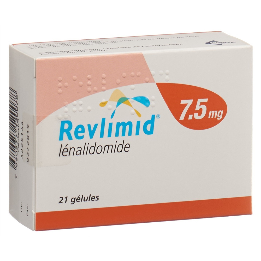 REVLIMID caps 7.5 mg blist 21 pce, image 2 sur 2
