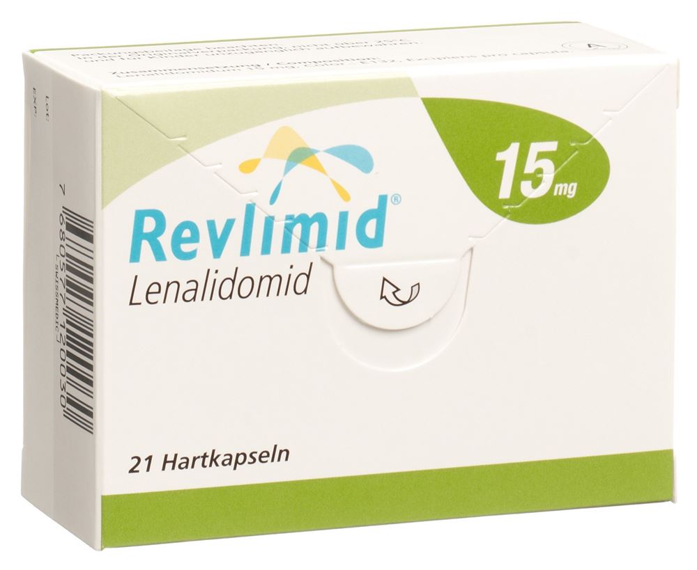 REVLIMID Kaps 15 mg Blist 21 Stk, Hauptbild