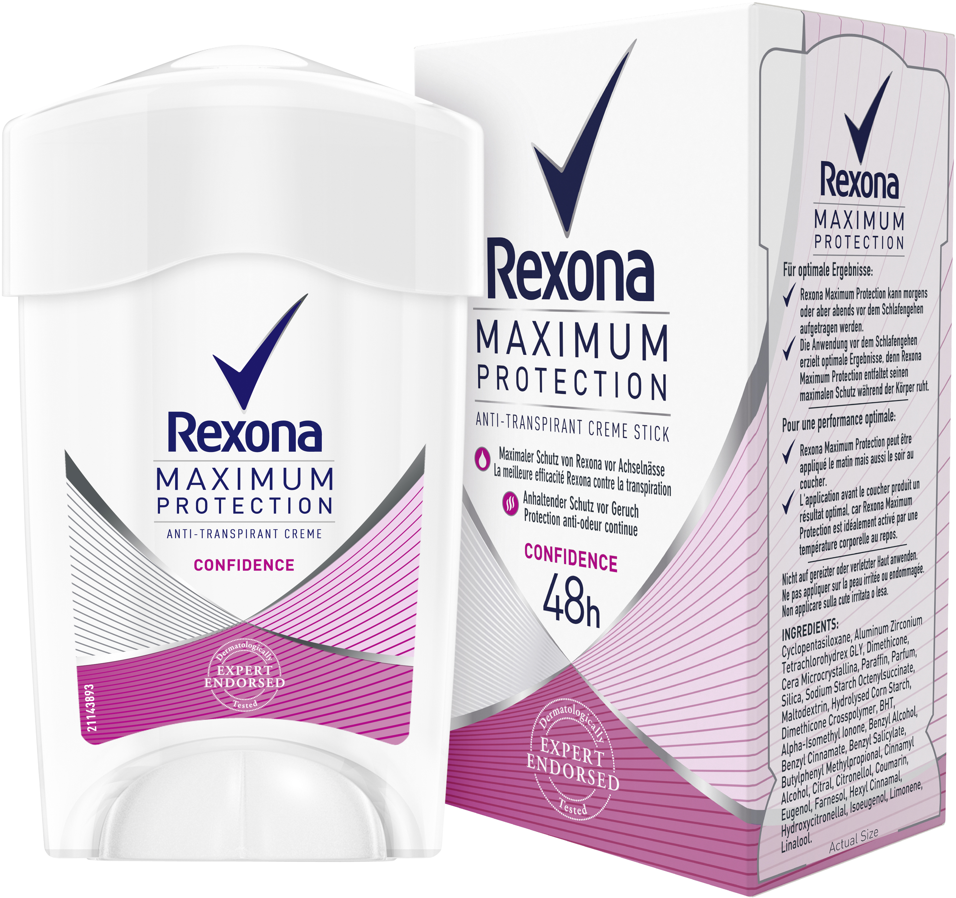 Rexona Deo Creme Maximum Protection