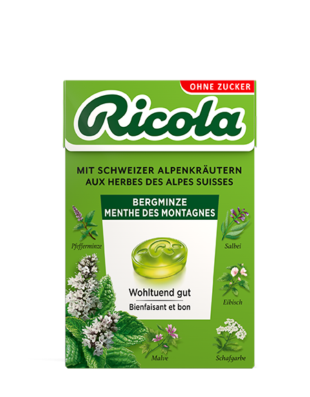 Ricola Bergminze Kräuterbonbons, Hauptbild