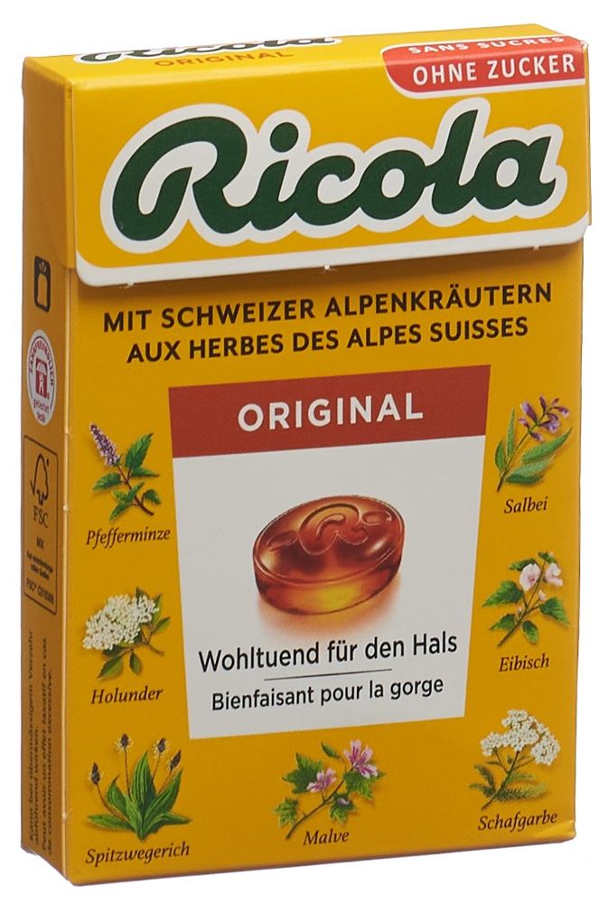 Ricola bonbons aux herbes