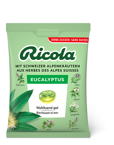 Ricola Eucalyptus Bonbons, Hauptbild