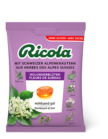 Ricola Holunderblüten Bonbons, Hauptbild