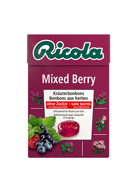 Ricola mixed berry bonbons aux herbes, image principale