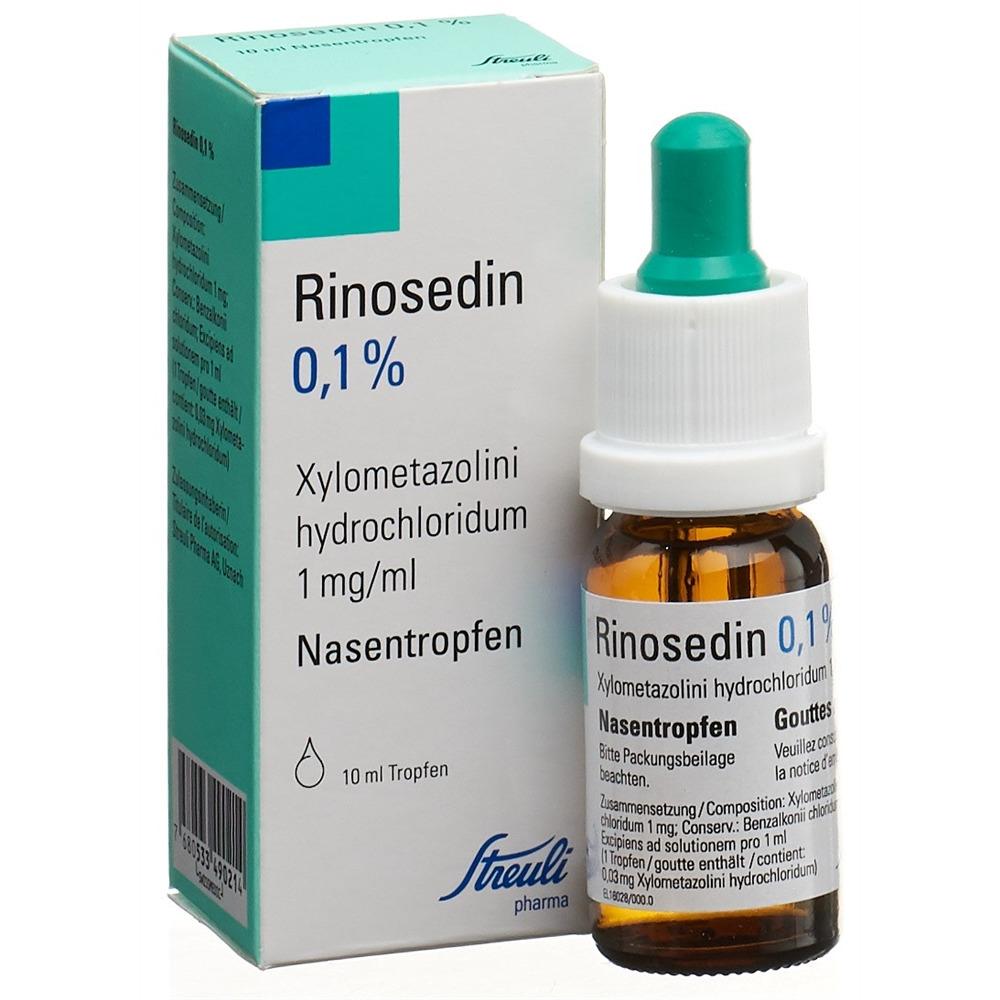 RINOSEDIN Gtt Nas 0.1 % Fl 10 ml