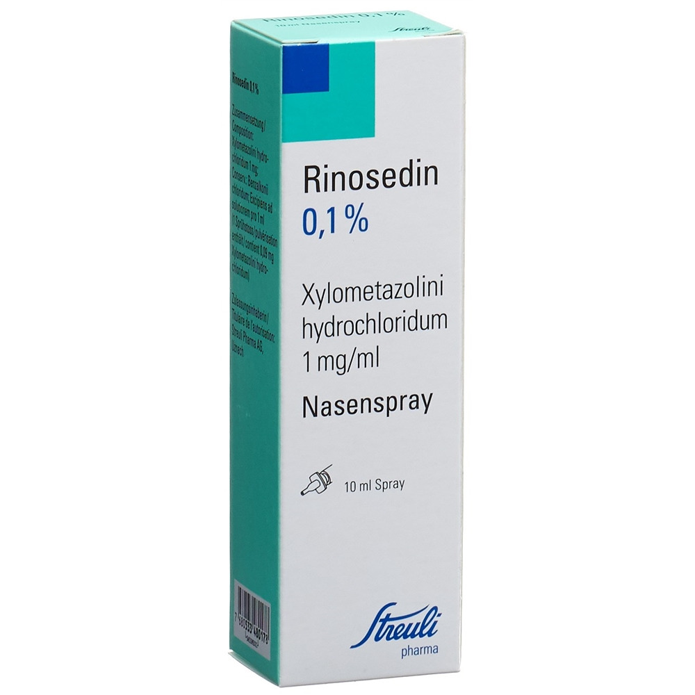 RINOSEDIN Nasenspray 0.1 % Nasenspr 10 ml, Bild 2 von 4