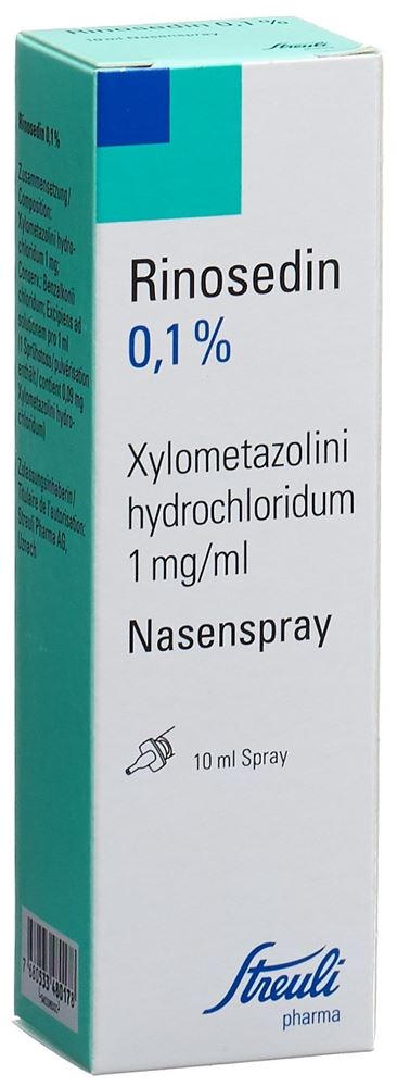 RINOSEDIN Nasenspray 0.1 % Nasenspr 10 ml