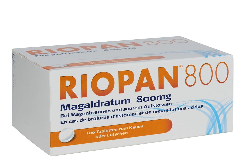 RIOPAN Tabl 800 mg Blist 100 Stk, Hauptbild