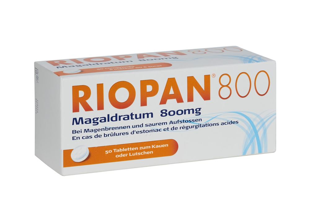 RIOPAN Tabl 800 mg Blist 50 Stk