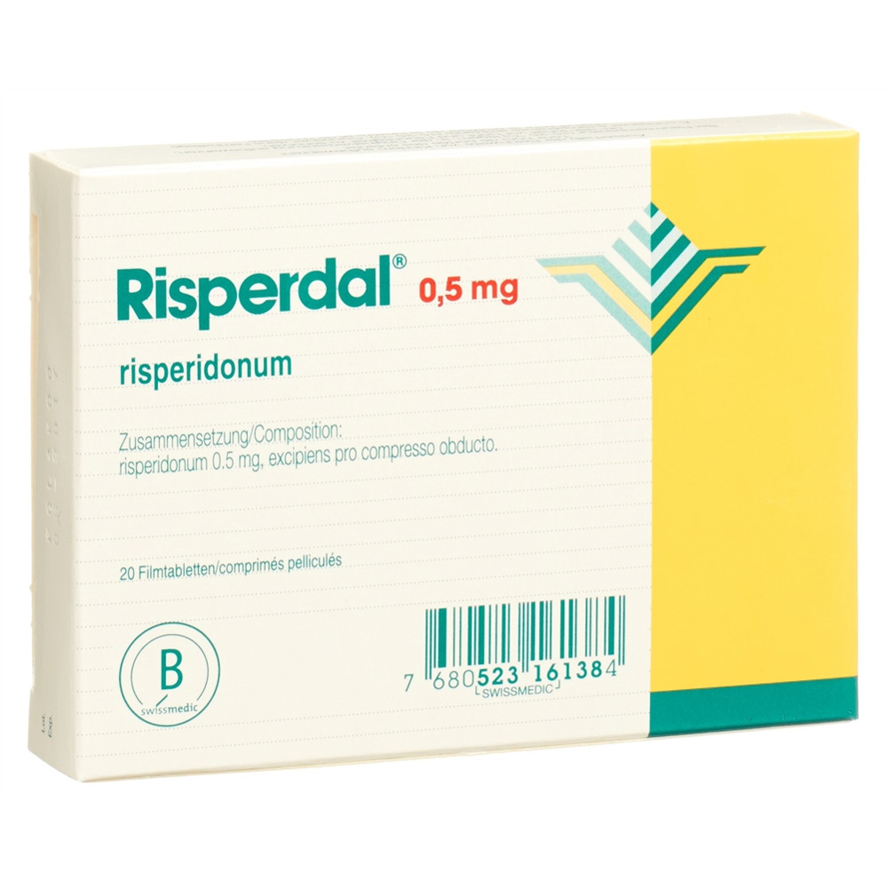 RISPERDAL Filmtabl 0.5 mg Blist 20 Stk, Bild 2 von 2