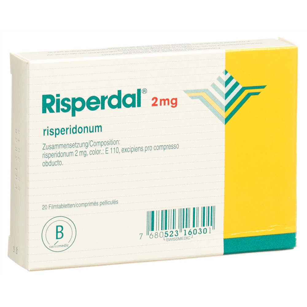 RISPERDAL Filmtabl 2 mg Blist 20 Stk, Bild 2 von 2