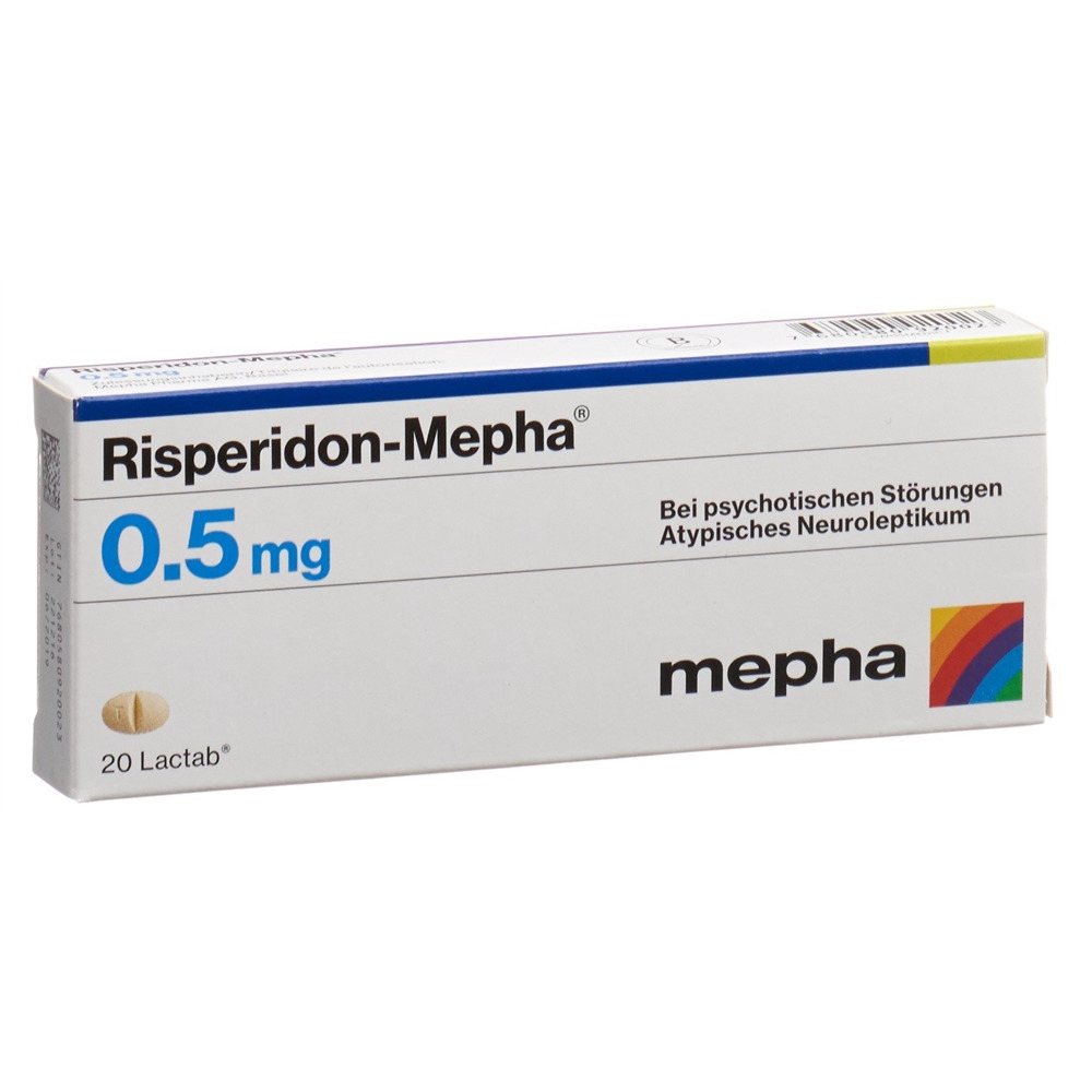 RISPERIDONE Mepha 0.5 mg, Hauptbild