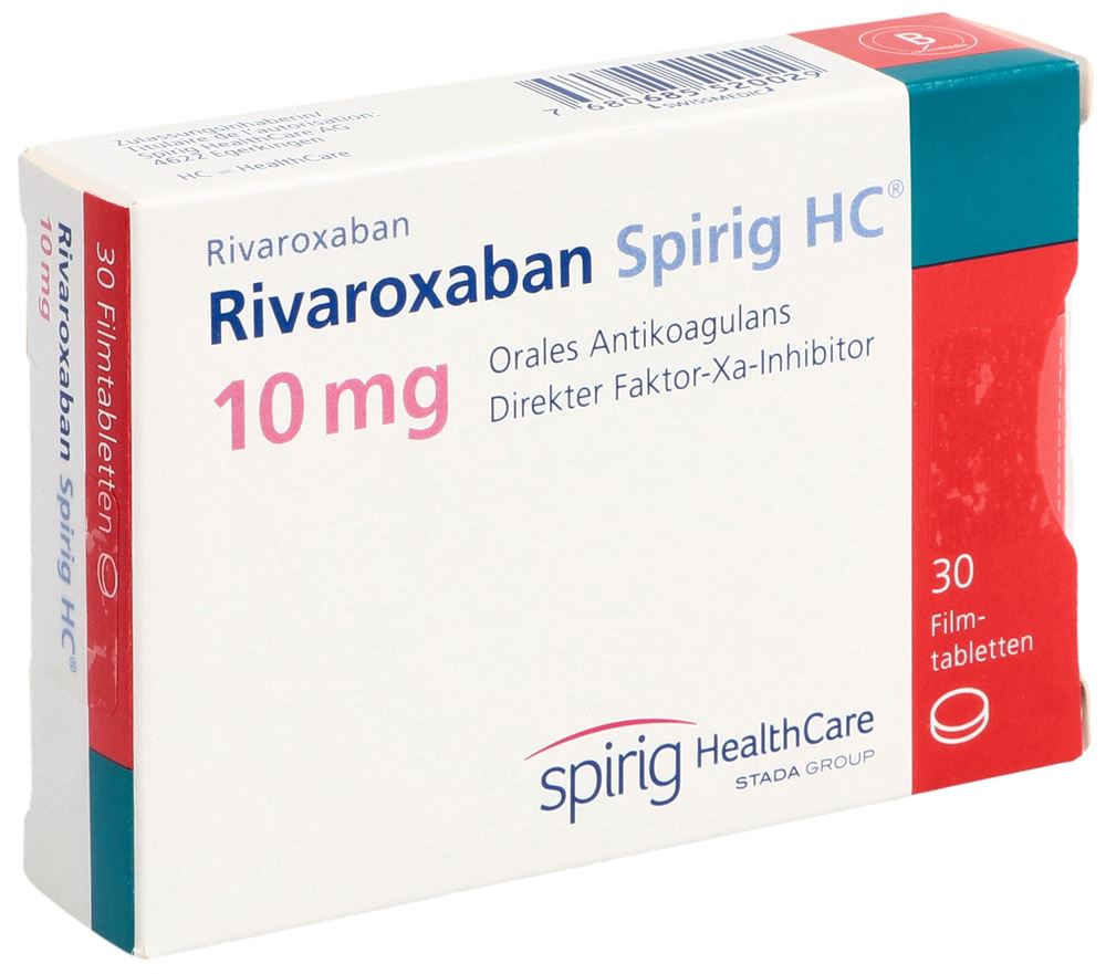 RIVAROXABAN Spirig HC 10 mg, image principale