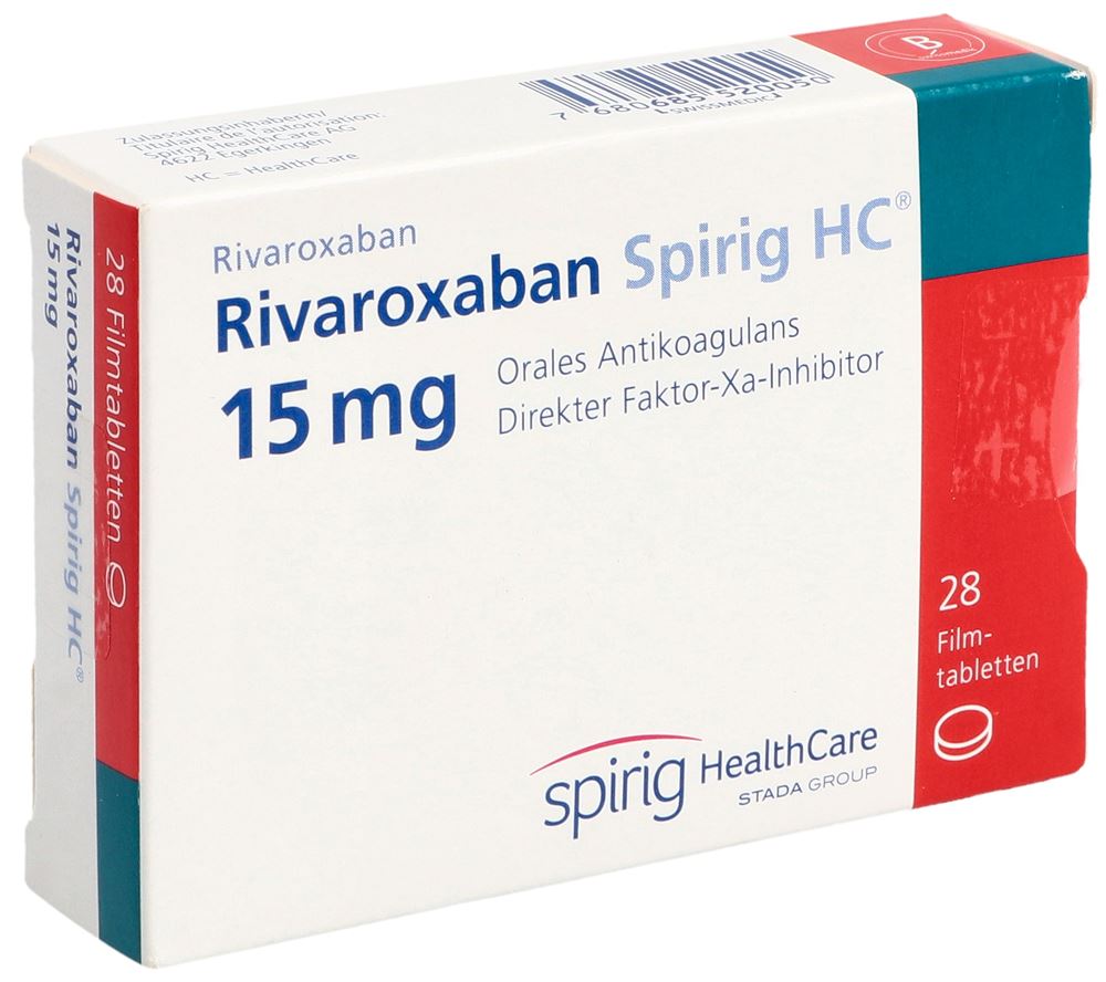 RIVAROXABAN Spirig HC 15 mg, image principale