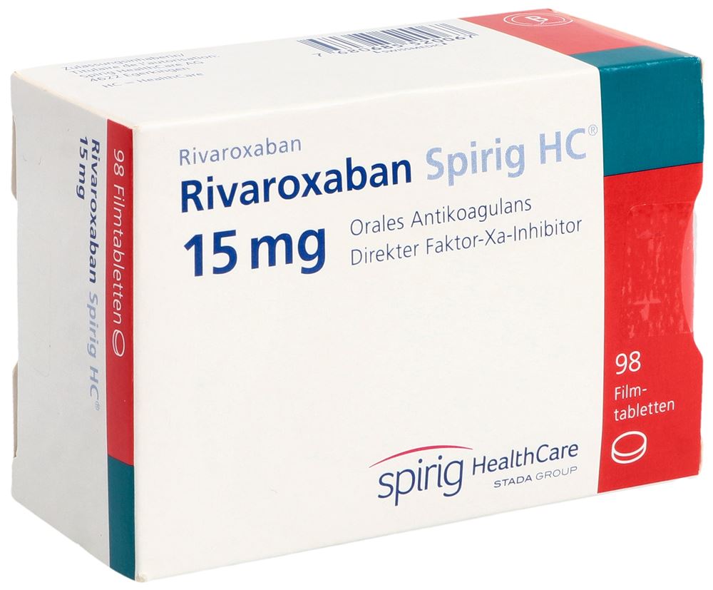 RIVAROXABAN Spirig HC 15 mg, image principale