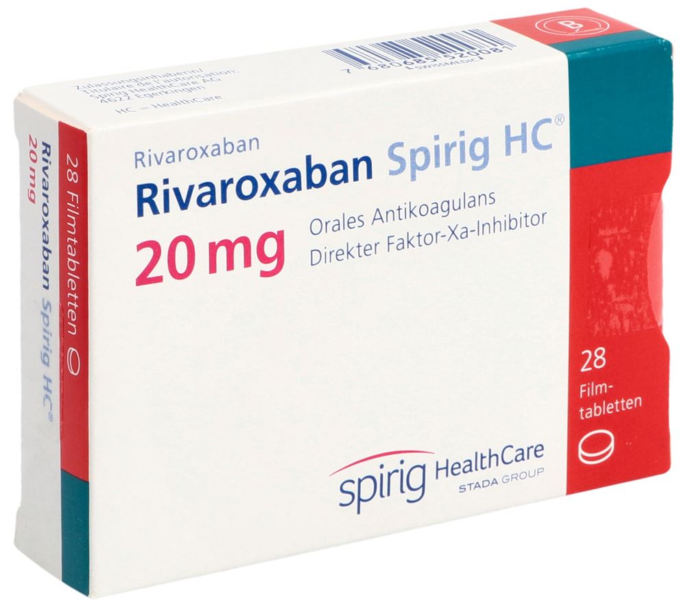 RIVAROXABAN Spirig HC 20 mg, image principale